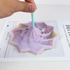 UAGGIC 3D Printed Star Hexagon with Handle Whirling Spirals Design,Star