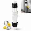 QruiLanTu Universal Drain Pipe Connector,Washing Machine Drain Hose Extension Fitting,with