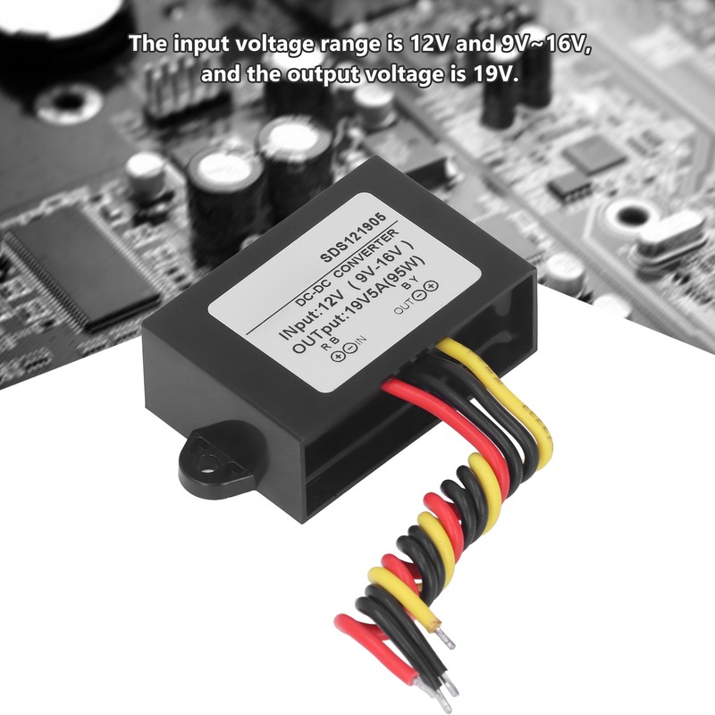 Boost Converter DC 12V to DC 19V Waterproof Step Up