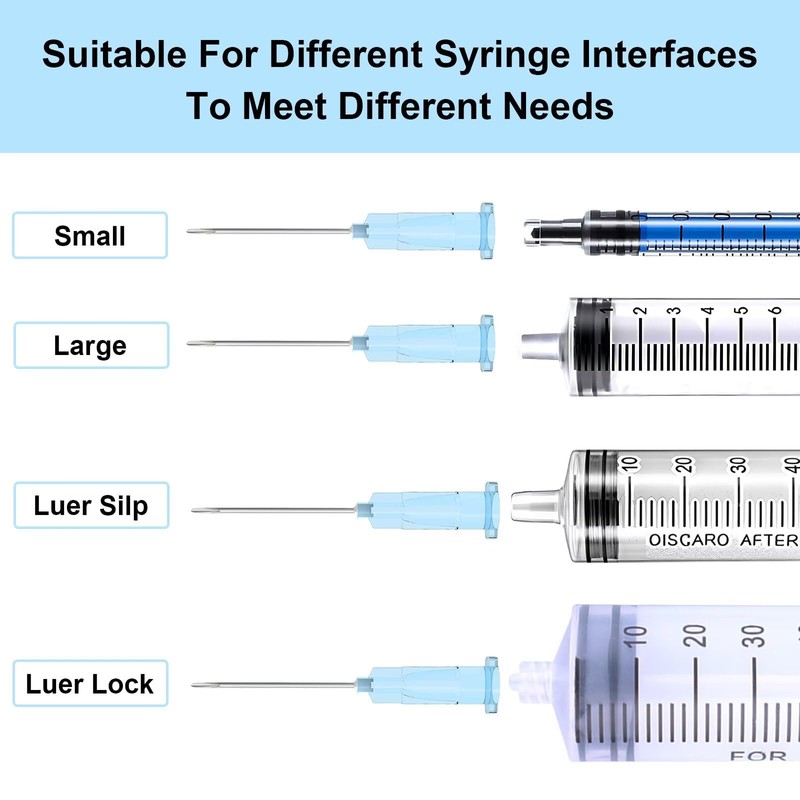 23 Gauge 1.5 Inch Needle, Individually Wrapped, 100 PCS Luer