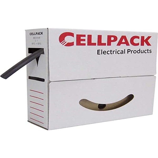 Cellpack Schrumpfschlauch in Abrollbox 10m SB 6.4-3.2 bl