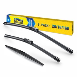 3 Wipers 26"/18"/16" Replacement For SUBARU Outback 2022 2021 2020 (Set of 3), 26 Inch+18 Inch Windshield Wiper Blades with 16 Inch Rear Wiper Blade