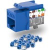 Conector Keystone Cat6 Slim - Paquete de 25 RJ45 de