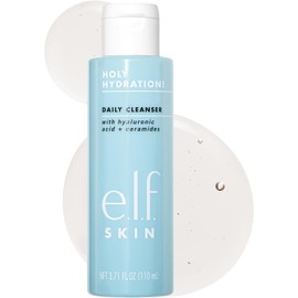 e.l.f. e.l.f, Holy Hydration! Daily Cleanser, Wash away Excess Oil, Impurities, and Makeup…