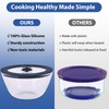 6 Pack Replacement Lids for Pyrex 7200-PC 2 Cup and