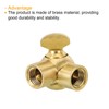 PATIKIL M10 Sloped Ceiling Adapter, Rotatable Swivel Hanging Angled Brass