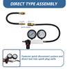 Dual Gauge Leakdown Detector Tool Set Cylinder Leak Down Tester