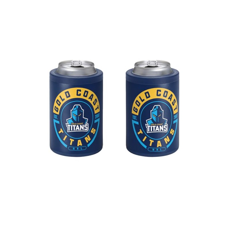 Gold Coast Titans NRL Rugby League Insulated Can Cooler with