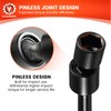 BLACKROBOT 10-Inch 3/8" Drive Impact Swivel Extension Socket Set -