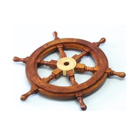 Classic Ship's 6 Spoke Wooden Wheel