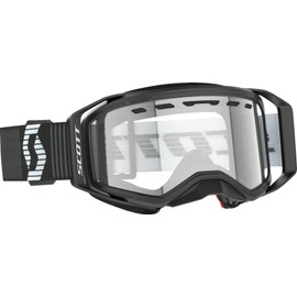 SCOTT Prospect 2.0 SMB Goggles (One Size Fits Most, Black/White/Clear Lens)