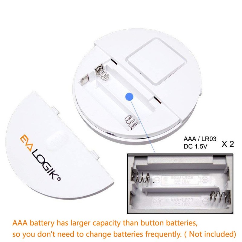 EVA LOGIK Modern Ultra-Thin Window Alarm with Loud 120dB Sound