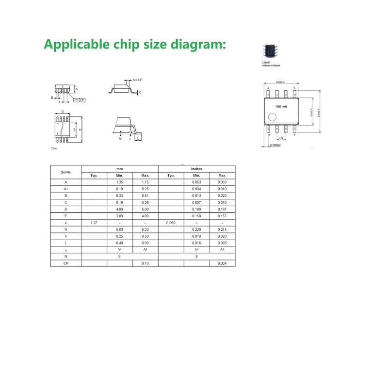 2 Pcs SOIC8 SOP8 to DIP8 Socket Converter Module Programmer