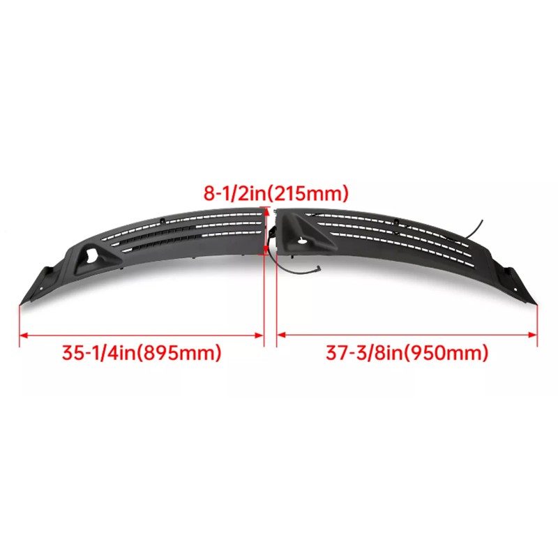 Windshield Wiper Window Cowl Panel Grille For Ford F150 LINCOLN