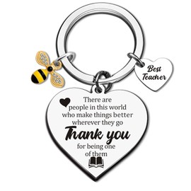 Ikacvb Thank You Gifts For Women Teacher Appreciation Gifts From Kids Students Best Teacher Keychain Birthday Christmas End Of Year Gift For Teachers