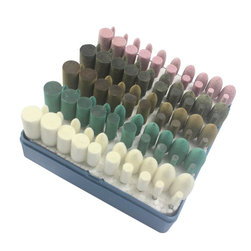 Carving Expert 100 Pcs Polishing Grinding Bits, 1/8 Inch Shank