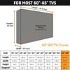 HOMEYA Outdoor TV Cover 60-65 Inch With Clear Scratch Resistant