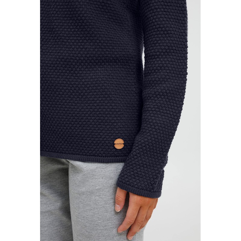 OXMO OXHelga Women's Fine Knit Cardigan Made of 100% Cotton,