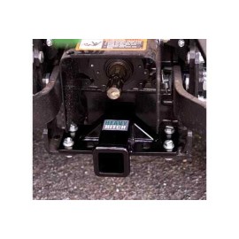 Heavy Hitch Rear Receiver Hitch Plate for Sub-compact Tractors - Black
