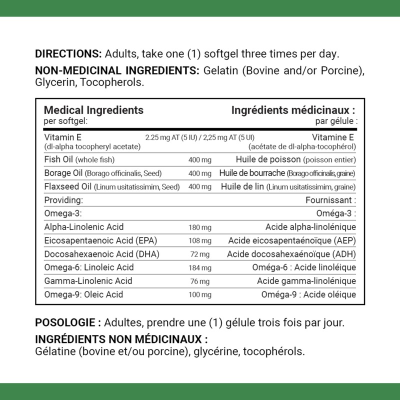 Nature's Bounty Omega-3-6-9 1200mg 200 count