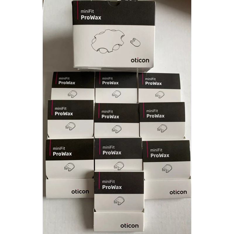 Oticon 10 Pack Oticon ProWax miniFit Hearing Aid Wax Guards.