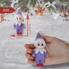 LitoMagic Christmas Baby Elf Doll in Purple Jumpsuit