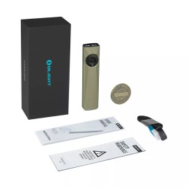 Olight Arkfeld Ultra Olive Green NW 3-in-1 EDC Flashlight, O-Aluminum Material