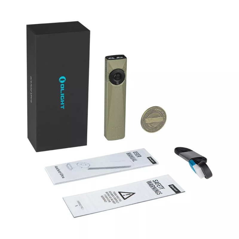 Olight Arkfeld Ultra Olive Green NW 3-in-1 EDC Flashlight, O-Aluminum