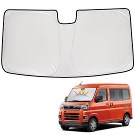 ZATOOTO QD119 Sunshade for Daihatsu Hijet Cargo Atley (S700V/S710V) Windshield Sun Shade UV Protection, Suction Cup Not Required, Light Shielding Insulation, UV Protection & Shading Rate 99.9%,