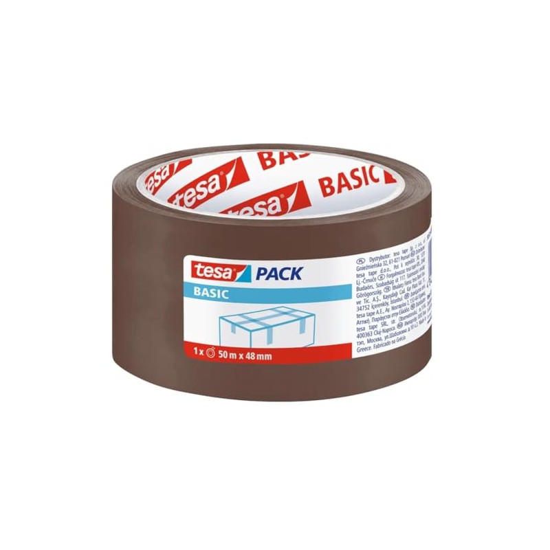 Tesa 58573-00000-00 Basic Noisy Acrylic Polypropylene Tape Havana