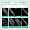 VOYOR-HEALTH Shower Head with Handheld High Pressure Shower Head 8