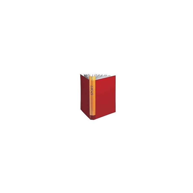 File Book 10 Sleeves (PP, A4, 1 Unit), Burgundy