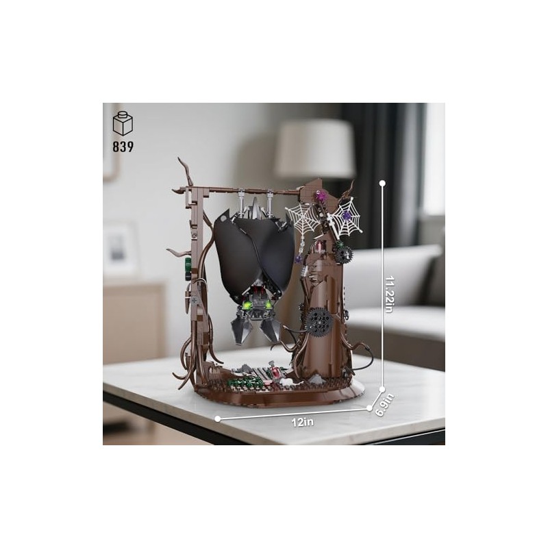Vziimo Ideas Bat Animal Building Set, MOC Creative Bat Bird