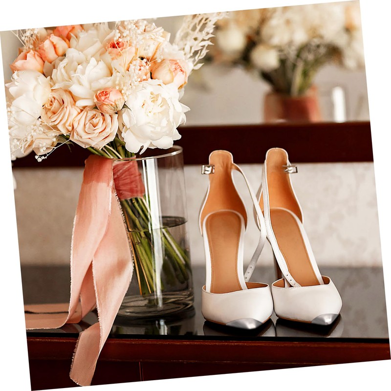 AOKWAWALIY Metal Shoes Pointed Protector High Heels Tip Cap Cover
