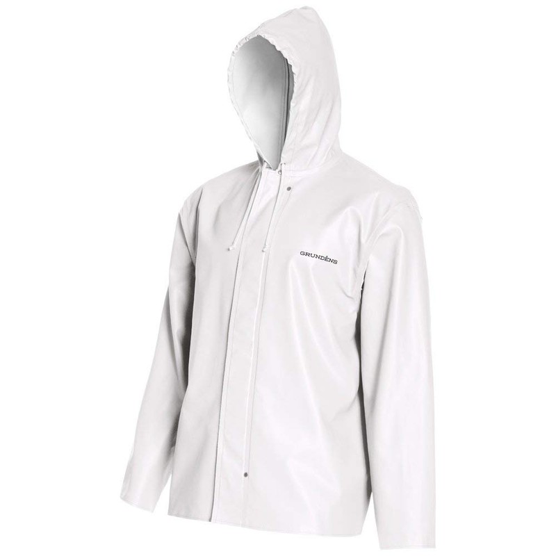 Grundens Clipper 82 Hooded Jacket - White - Large