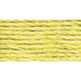 DMC 117-165 Mouline Stranded Cotton Six Strand Embroidery Floss Thread, Light Moss Green, 8.7-Yard
