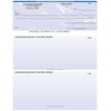 ABC Printed Business Checks Compatible w/QuickBooks on Top, Blue Marble