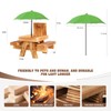 Gnodary Squirrel Feeder with Umbrella, Squirrel Feeders for Outside, Squirrel