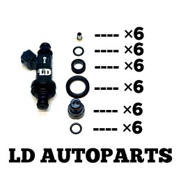 LD AUTOPARTS 23250-0A010 Repair kit: Includes Filters, O-rings. Grommets, seals & Pintle Caps
