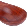 5PCS Japanese Style Wood Spoon Long Handle Soup Spoons Household
