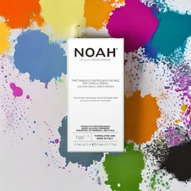 NOAH Natural 1.15 Fortifying Hair Treatment Vials Serum for Weak Hair with Black Pepper & Peppermint, 8 Vials x 5ml