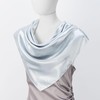 QIUTIMIY 35"x35" Like Silk Head Scarf for Women Satin Feel