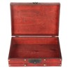 Antique Storage Box with Lock Wooden Document Box for Cosmetic