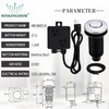 SINKINGDOM Garbage Disposal Sink Top Air Switch Kit with Long