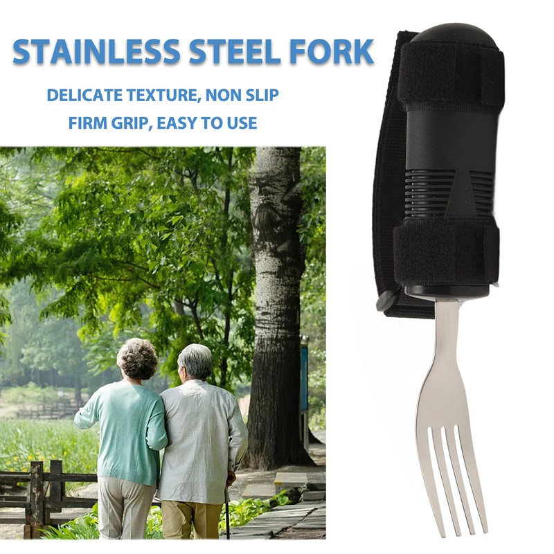 Adaptive Utensils Comfortable Grasp Easy Control Daily Eating Assistant Fork