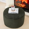 AbunHeri Pouf Ottoman Stuffed Velvet Floor Pouf Footrest Ottoman Foot