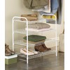 Whitmor Inc. 6023-4139-CB 4 Tier, White, Closet Shelf