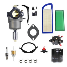 Carburetor and Air Filter Oil Filter，For Craftsman LT1000, LT2000, LT3000, T2200, LTS2000, DLS3500, DYT4000 Lawn Mower engines 16HP 17.5HP 18HP 18.5HP 19.5HP 20HP With BS OHV single engine