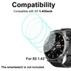 smaate Compatible with TOZO S5 1.43”, Round Smart Watch Tempered