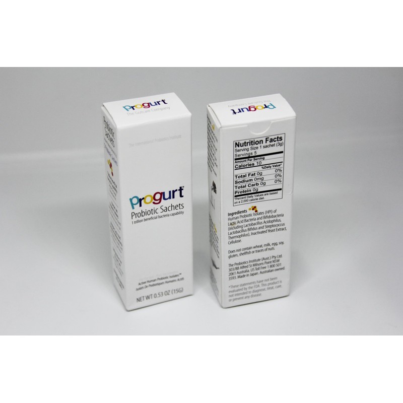 Progurt Probiotic. 1 Trillion CFU. Beneficial Human Probiotic Isolates -
